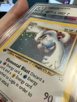 Pokemon Lugia #9 Neo Genesis 1st Edition Holo BGS 8.5 (RegradeU) - Image 5