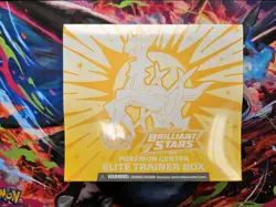 Pokemon TCG: Sword and Shield Brilliant Stars Pokemon Center ETB - New/Sealed - Image 1