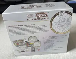 Pokemon TCG Brilliant Stars Elite Trainer Box ETB Sealed - Small Rip - Image 2