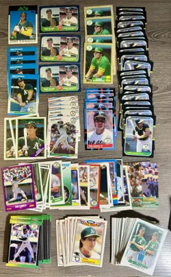 Jose Canseco Lot of 143 Baseball Card Collection-1986-1989-Includes Rookie Cards - Image 1