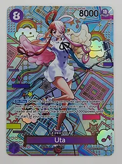 Uta OP02-120 SP Awakening of The New Era TCG NM English One Piece CCG - Image 1