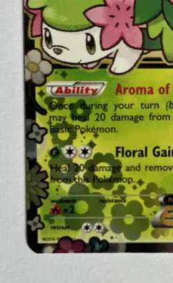 Pokemon TCG Shaymin EX XY148 Black Star Promo - Image 2
