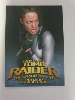 Dark Angel and Tomb Raider Promo Cards Jessica Alba Angelina Jolie - Image 4