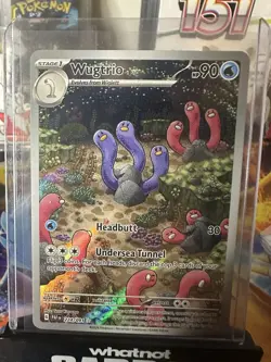 Wugtrio 224/091 SV Paldean Fates Illustration Rare Pokemon TCG Near Mint - Image 1