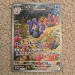 Wugtrio 224/091 SV Paldean Fates Illustration Rare Pokemon TCG Near Mint - Image 1