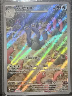 Wugtrio 224/091 SV: Paldean Fates - Pokemon Card - NM - Image 1