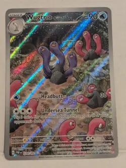 Wugtrio 224/091 - SV: Paldean Fates - (NM) pokemon TCG near mint - Image 1