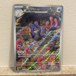 Wugtrio - 224/091 - SV: Paldean Fates Illustration Rare NM - Pokemon TCG 2024 - Image 1