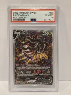 PSA 10 - Giratina V 186/196 Alt Art - Pokemon Lost Origin - Image 1