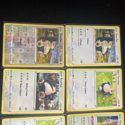Small Pokemon Card Lot - Snorlax (8) - Image 2