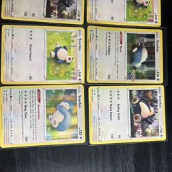 Small Pokemon Card Lot - Snorlax (8) - Image 3
