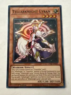 Yugioh - Tellarknight Lyran - Super - 1st - CYAC-EN021 - NM - Image 1