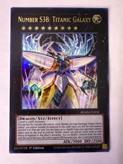 Yugioh - Number S38: Titanic Galaxy - New - 1st - BLMM-EN038 - NM - Image 1