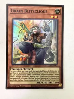 Yugioh - Grain Blitzclique - Super - 1st - CORI-EN013 - NM - Image 1
