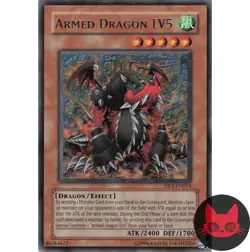 Yugioh Armed Dragon LV5 DR3-EN014 Rare NM - Image 1
