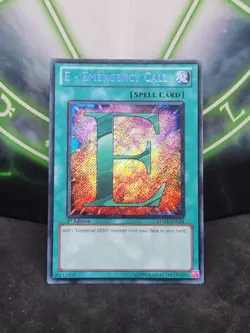 Yugioh E - Emergency Call RYMP-EN024 Secret Rare 1st Edition NM - Image 1
