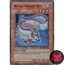 Yugioh Royal Swamp Eel CRMS-EN086 Super Rare NM - Image 1