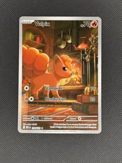 Pokemon Vulpix TCG Illustration Rare Mega Evolutions Card 138/132 NM Condition - Image 1