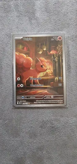 Pokemon Vulpix TCG Illustration Rare Mega Evolutions Card 138/132 NM Condition - Image 1