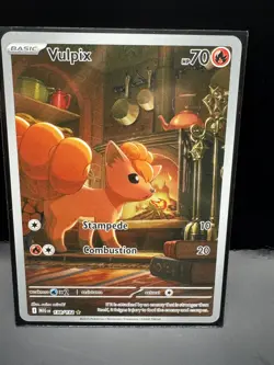 Vulpix Pokemon Card TCG: 138/132 ME:01 Mega Evolutions - Illustration Rare NM/M - Image 1