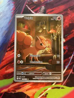 Vulpix Pokemon Card TCG: 138/132 ME:01 Mega Evolutions - Illustration Rare NM/M - Image 1