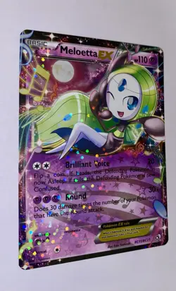 Pokemon TCG Meloetta EX RC11/RC25 Legendary Treasures Holo Rare Pokemon Card - Image 3