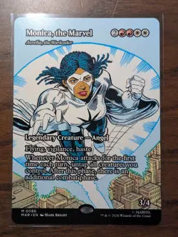 Monica, the Marvel - Aurelia, the Warleader (Borderless Regular) - 86 - NM - Image 1