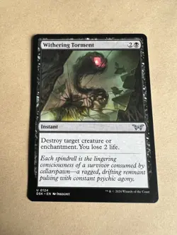 MTG - Withering Torment - Duskmourn: House of Horror - Image 1