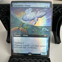 Wizards of the Coast Dreamtide Whale Extended Art Foil Rare Blue EN 0450 - Image 1