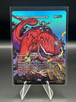 MTG Ravenous Tyrannosaurus #0093 Foil Borderless M Marvel Universe: E-L (MAR) - Image 1