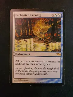 Enchanted Evening Shadowmoor LP Rare Enchantment Magic The Gathering MTG Tcg * - Image 1