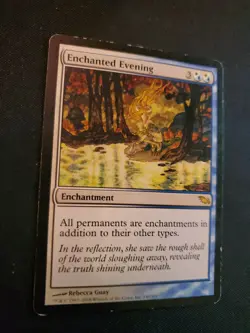 Enchanted Evening Shadowmoor LP Rare Enchantment Magic The Gathering MTG Tcg * - Image 2
