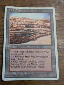 Strip Mine MTG Core Set 4th Edition Regular HP - Image 1