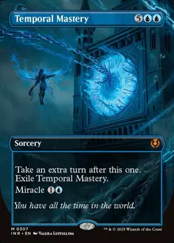 [1x] Temporal Mastery - Foil - Borderless Near Mint, English Innistrad Remastere - Image 1