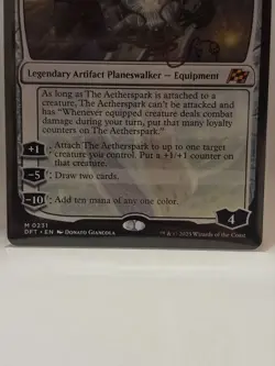 MTG - The Aetherspark #231 Legendary Artifact Planeswalker Equipment (DFT) (NM) - Image 5