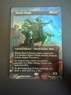 MTG / Doctor Doom / MSH / #336 / FOIL (Borderless) / Mythic / NM - Image 1