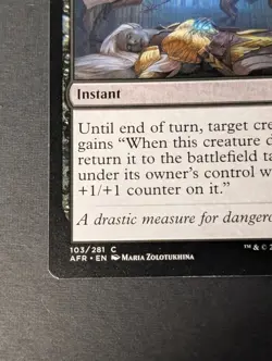 MTG Card - 1x Feign Death - Adventures in the Forgotten Realms - NM - Magic #103 - Image 4