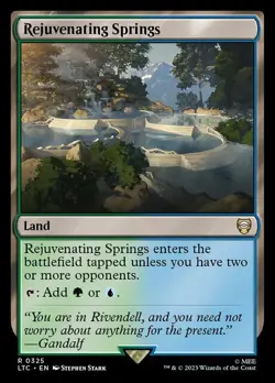 MTG - Rejuvenating Springs | Lord of the Rings Commander - Image 1