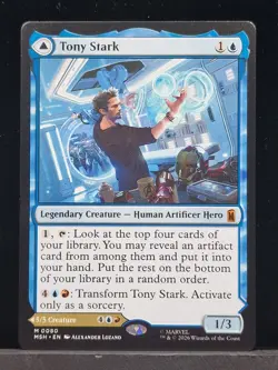 MTG Tony Stark The Invincible Iron Man Marvel Mythic NM Superheroes Near Mint - Image 1