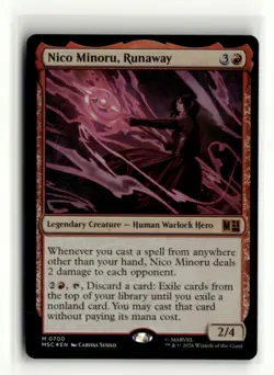 Nico Minoru, Runaway 700M Foil MTG Commander: Marvel Super Heroes - Image 1