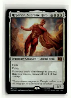 Hyperion, Supreme Hero 599M Foil MTG Commander: Marvel Super Heroes - Image 1