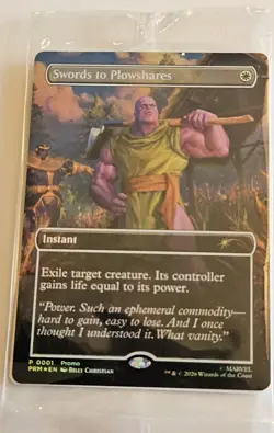 Magic The Gathering Swords To Plowshares Foil PSA Promo *SEALED* FREE SHIPPING - Image 1