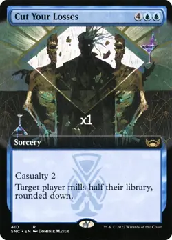 MTG Borderlesds Streets Of New Capenna SNC Cut Your Losses MINT - Image 1
