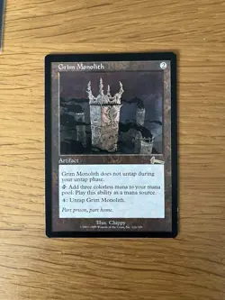 Magic Grim Monolith EN EXC / GD+ Reserved List Grim Monolith Mtg - Image 1