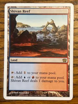 MTG - Shivan Reef - 9th Edition - Rare - NM/LP - Magic the Gathering - Image 1