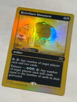 MTG - Riverchurn Monument (First-Place Foil) - DFT - Rare - NM - Magic the Gathe - Image 1