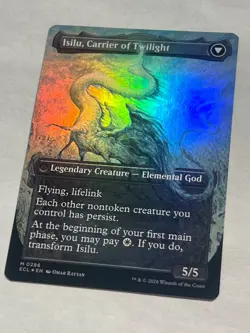 MTG - Eirdu, Carrier of Dawn (Borderless) - ECL - Foil - LP (scratch on front) - Image 2