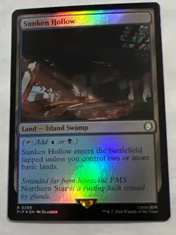 MTG - Sunken Hollow - Fallout - Foil - Rare - NM/LP - Magic the Gathering - Image 1