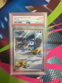 Pokemon TCG - Piplup 098/094 Phantasmal Flames Illustration Rare PSA 10 GEM MINT - Image 1