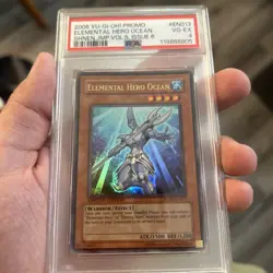 Yu-Gi-Oh! TCG Elemental Hero Ocean JUMP-EN013 Limited Edition Ultra Rare PSA 4 - Image 3
